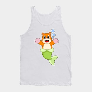 Hamster Mermaid Tank Top